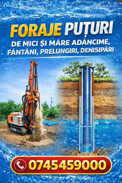 Foraje puturi de apa