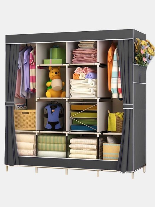 Uy uchun oson yig‘iluvchi kiyim shkaf – ixcham, mustahkam va arzon