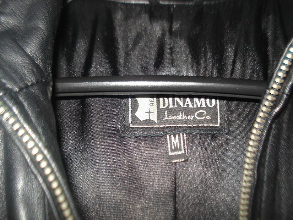 естествена кожа манто с подплата запазено