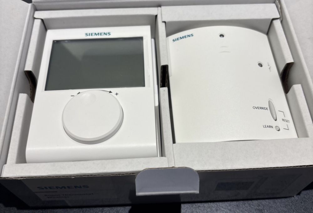 Termostat wireless Siemens RDH100RF, Nou nout