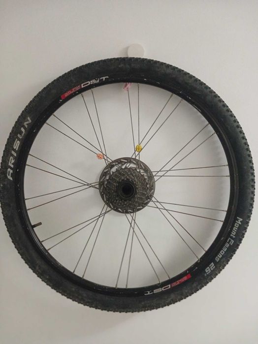 Roată Spate Bicicletă 26" MTB - Jantă DST Dual Spoke -