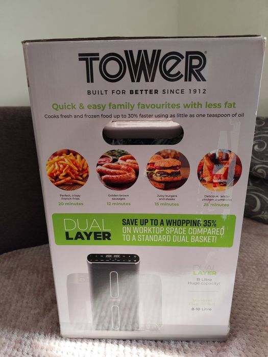 Нов! Двоен еър фрайър - слим дизайн