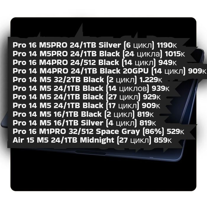 MacBook Pro 14/16 /M4PRO/M5/M5PRO