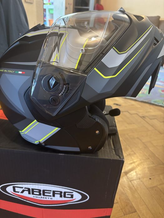 Casca Caberg DUKE X TOUR MATT + Sena 3s Pro