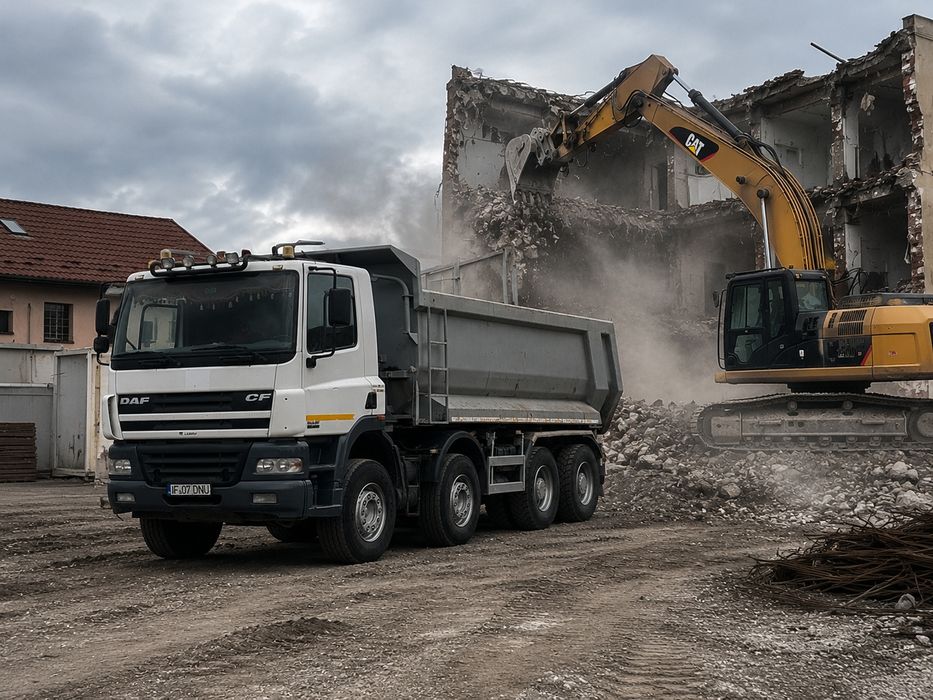 Demolări clădiri, defrișări terenuri și decopertări