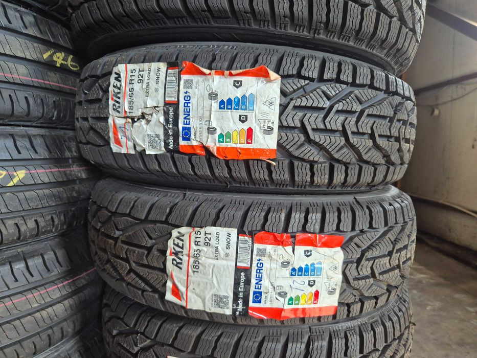 Anvelope M+S IARNA - 185/65/15 92T - RIKEN - NOU - DOT 2021 ! SUPER PRET !!!