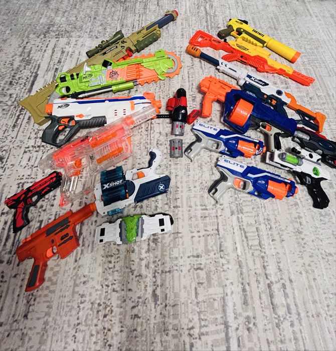 Блатеры Nerf,X-Shot,Hutsman