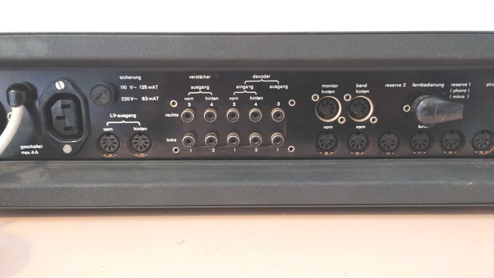preamplificator Braun CSQ1020 pt muzica