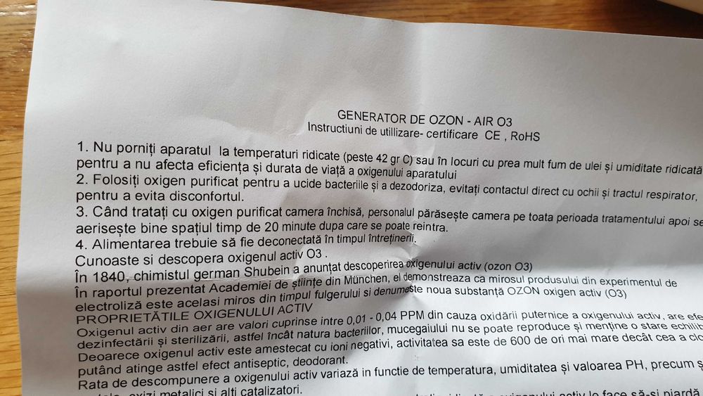 Purificator de aer cu Ozon – AirO3 - FA50