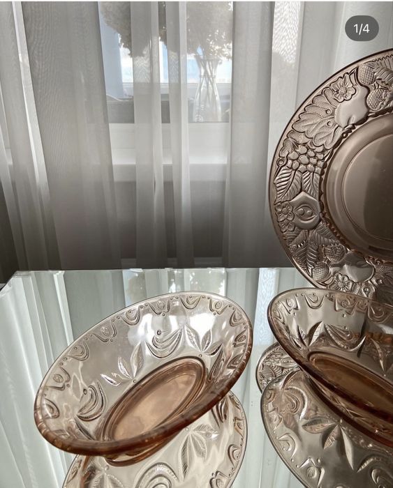 Посуда стеклянная карамель союз