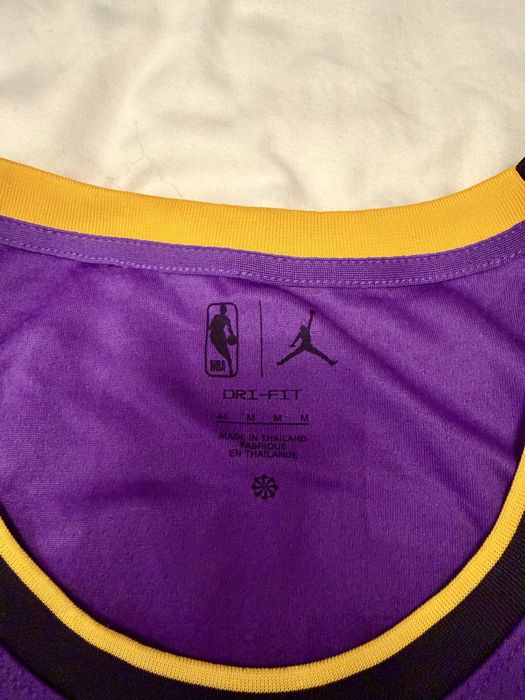 Maiou Jordan Lakers NBA, marime M, nou