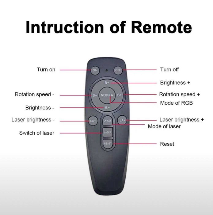 Ночник Космонавт со звездой с пультом и 12 режимами света