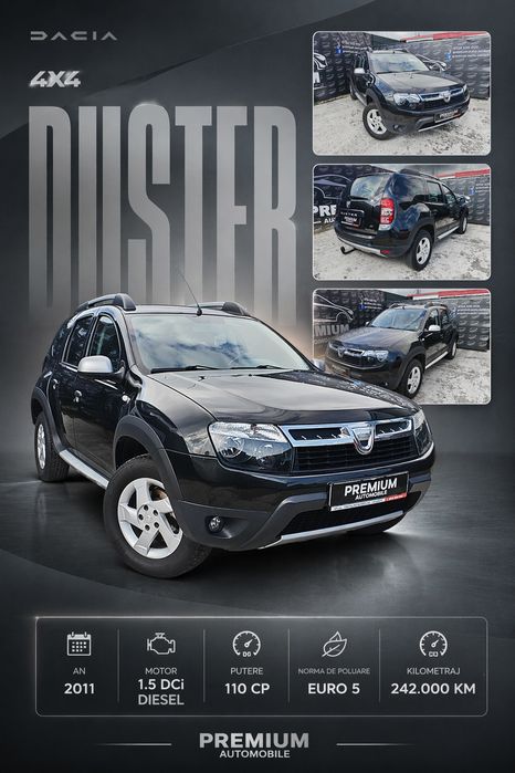 Dacia Duster Prestige 4x4 1.5 DCI *RAR EFECTUAT * GARANȚIE  *