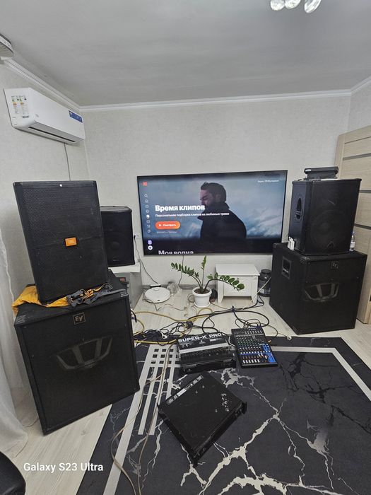 Профессиональные сабы и усилители микшер кроссовер