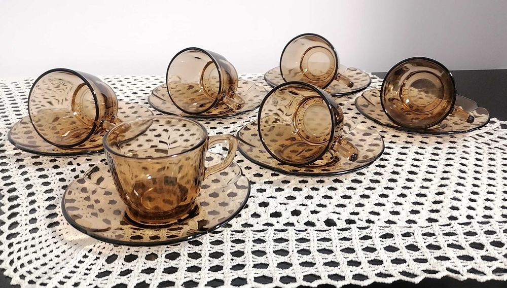 Сервиз за кафе стъкло