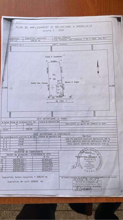 Casă P+1 + Spațiu comercial + Subsol tip discotecă/bar – Coteana