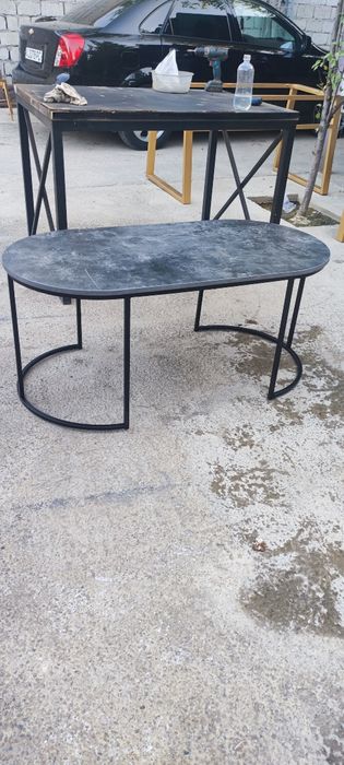 Журнальный столик в стиле лофт