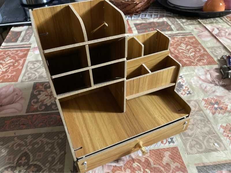 Mini organizator de birou "lemn