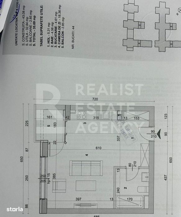 Garsonieră, bloc nou, 15 minute metrou, Obor, Bucuresti(TVA inclus)
