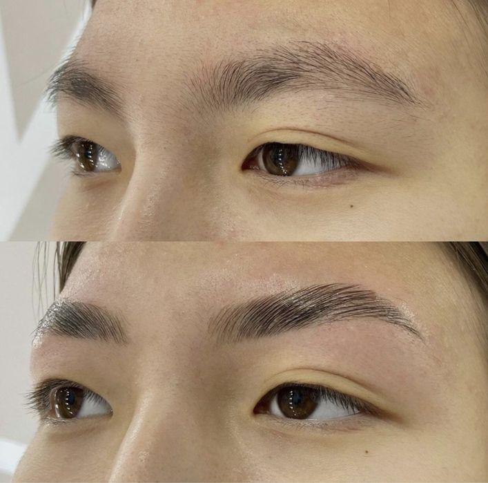 Ламинирование  ресниц прокол ушей обучение