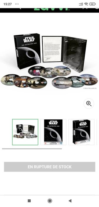 Vând DVD starwars