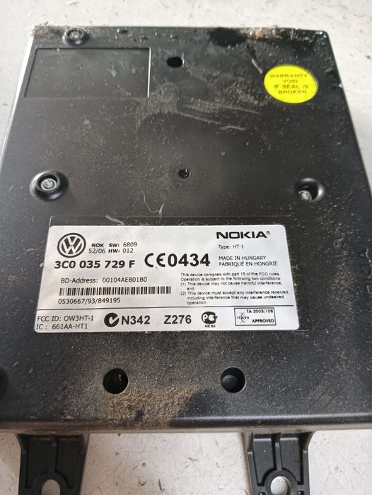 Modul Bluetooth Volkswagen Golf Plus (5M1, 521) [ 2004 - 2013 ] Oem 3C