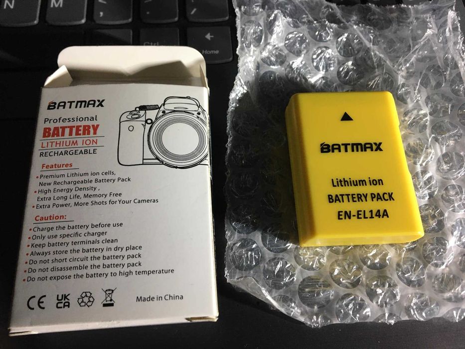 Baterie Nikon D5100 D5600, D5300, D3100, D3200, 1530mAh batmax