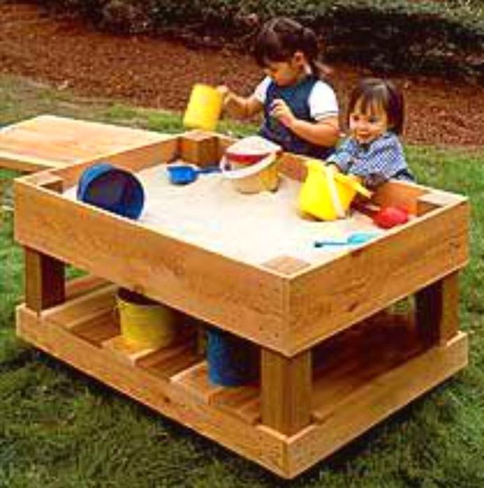 Мини-песочница для малышей.