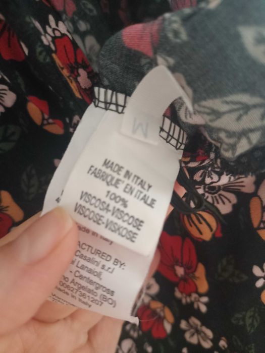 Salopetă lungă elegantă cu flori M