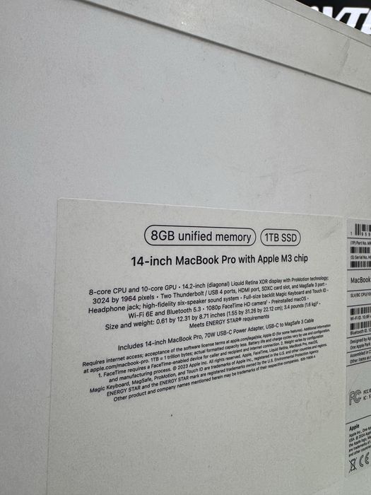 Macbook Pro M5 16/512 Новый Запечатанный