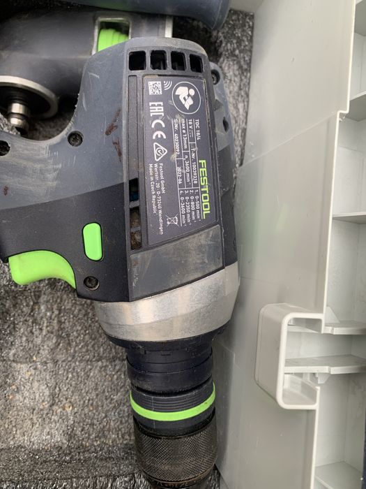 FESTOOL C 18 / винтоверт с 2 сменяеми глави/+ батерия 5,2 ah.,