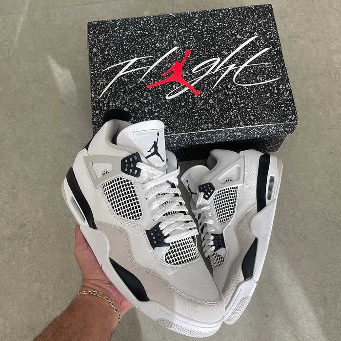 Air Jordan 4 Military Black 36-46 [Verificare Colet]