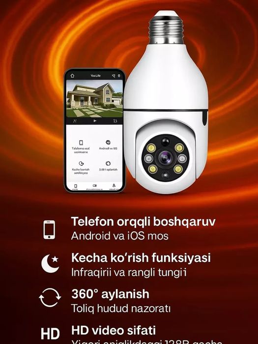 iCSee IP kamerasi bilan uy yoki ofisingizni yuqori darajadagi xavfsizl