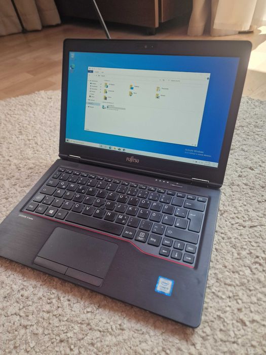 Laptop Fujitsu 14" SSD 512GB 16GB Baterie 3 ore Incarcator