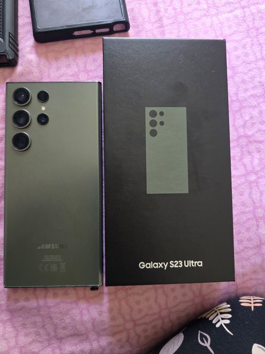 Samsung Galaxy S23 Ultra 256GB / 8GB RAM Green – Изключително запазен, Пълен комплект!