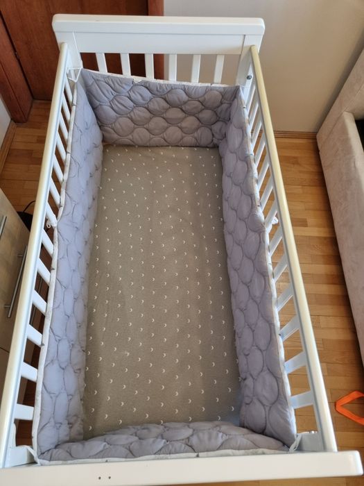 Treppy Pat co-sleep 120x60 cu laterala culisanta si roti Dreamy Plus 2