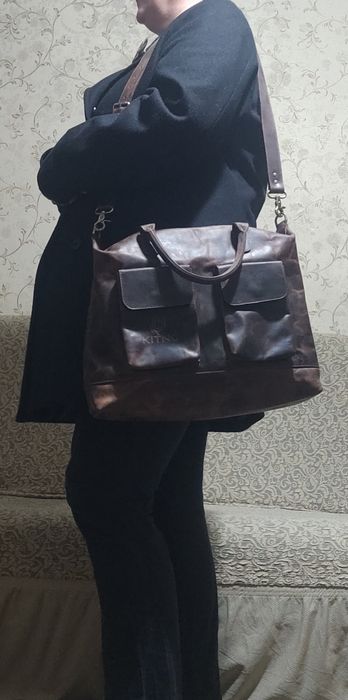 Сумка из воловьей кожи