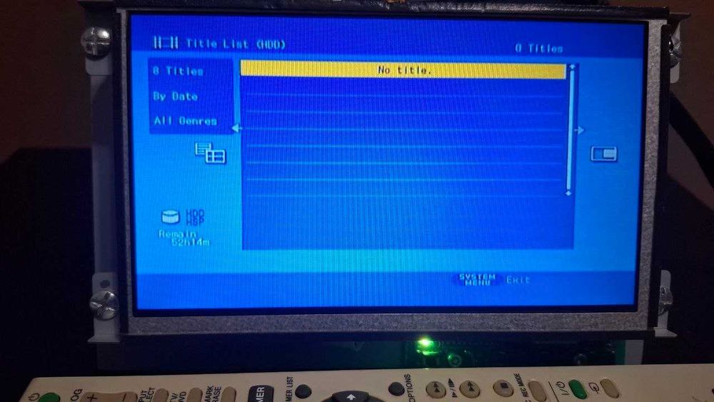 DVD Recorder cu HDD 160GB Sony RDR-HX650 – Ieșire HDMI / Full HD 1080p