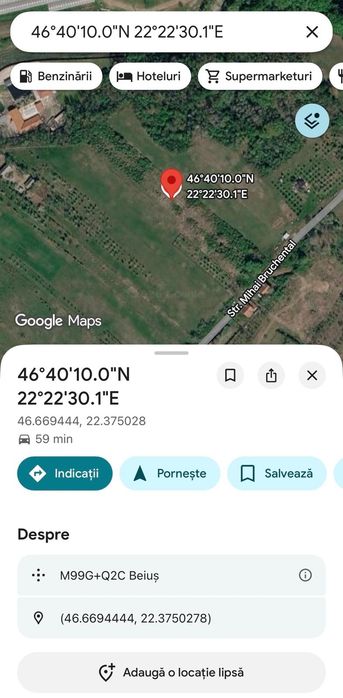 Teren extravilan de vânzare Beiuș