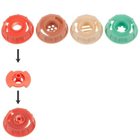 Set Plastelina Kruzzel Masina Mare de Paste /Storcator + 10 Plasteline