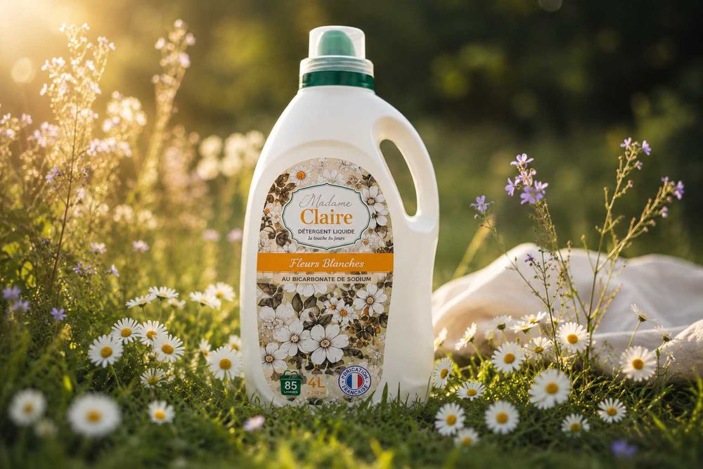 Detergent Madame Claire 4L+250ml CADOU – parfum intens și haine fresh