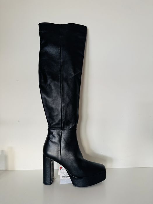 Cizme Zara noi din pielr naturala interior si extetior