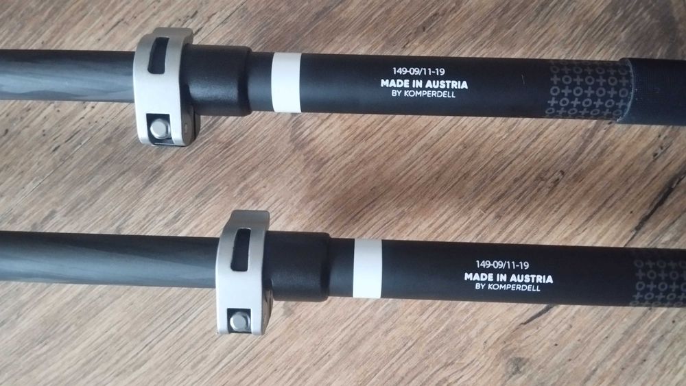 Нови телескопични карбонови щеки KOMPERDELL.