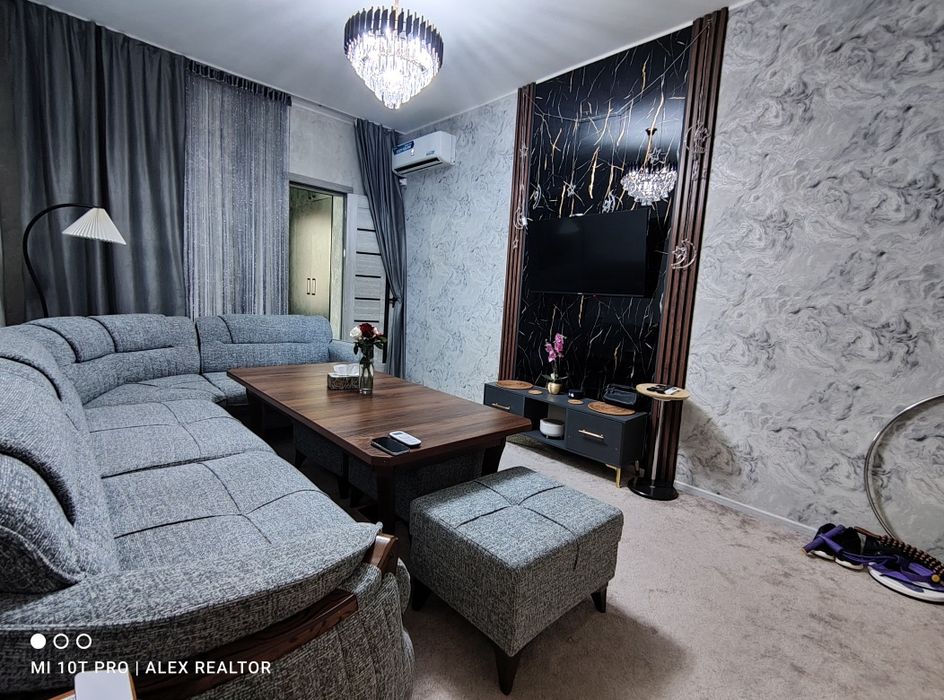 Продажа Евро однушка Дустлик 1 Янгихает 44м² балкон 2х6 разделка