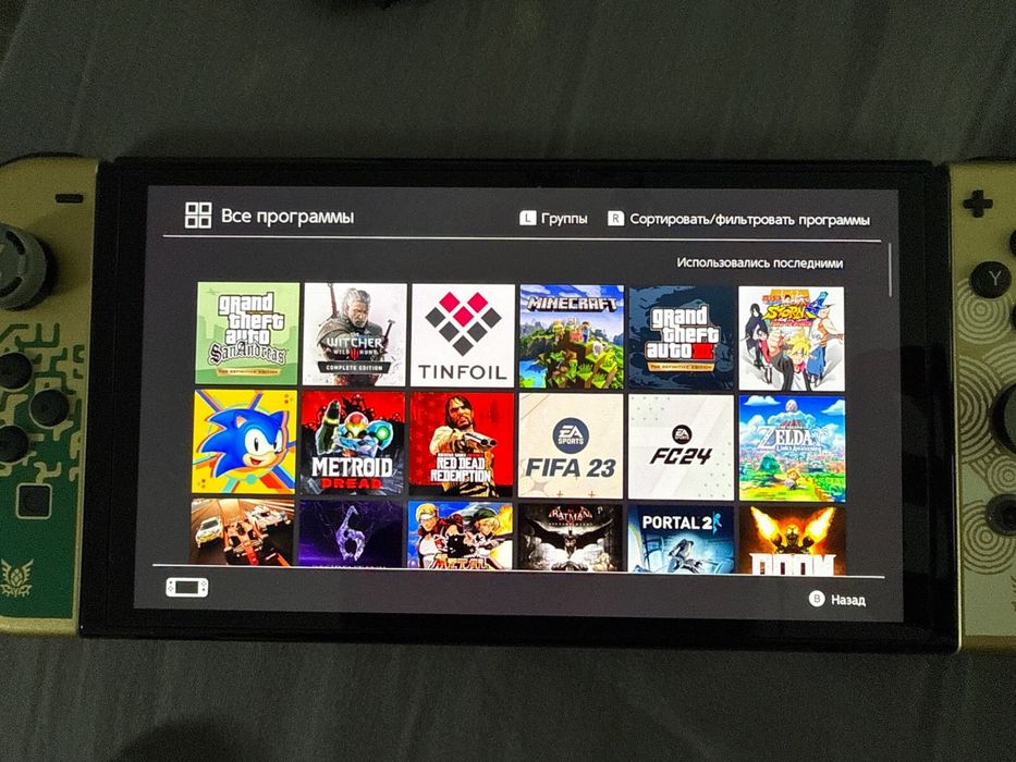 Nintendo Switch OLED с установленным чипом ULTRA!