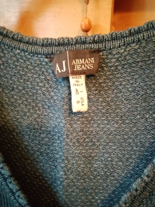 Чисто нов оригинален винтидж топ ARMANI JEANS - Made in Italy