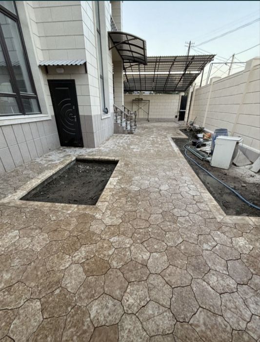 Укладка брусчатка