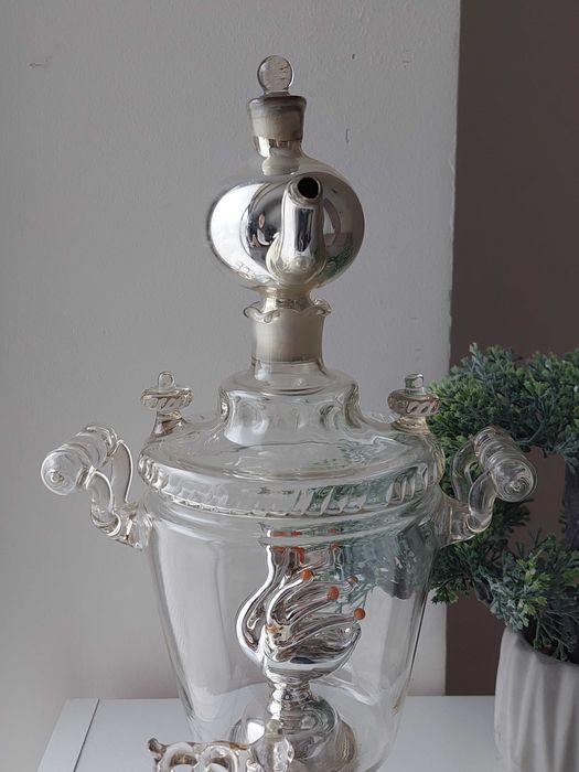 Много рядък Руски самовар/сребро сребърен сребърни/