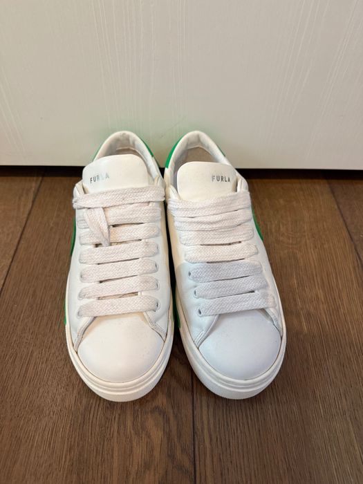 Маратонки Furla със зелени елементи