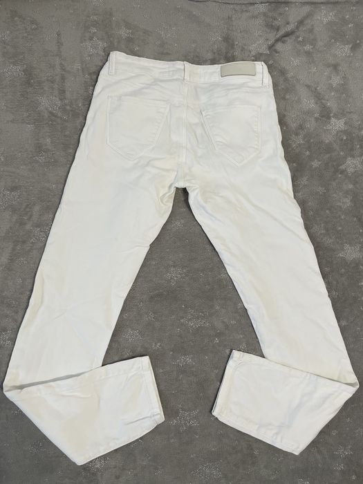 Blugi albi skinny Vero Moda